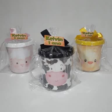 Foto Caneca de Acrílico 380ml - Fazendinha