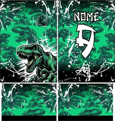 Arte Vetor Camisa Interclasse T-rex 323