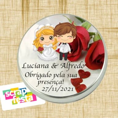 Latinhas Personalizada Festa Casamento