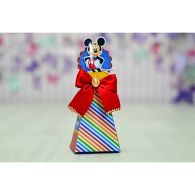 Caixa Pirâmide - Turma do Mickey