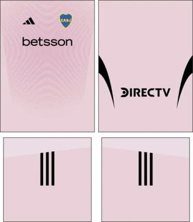 Arte Vetor Camisa Boca Juniors Goleiro 2026