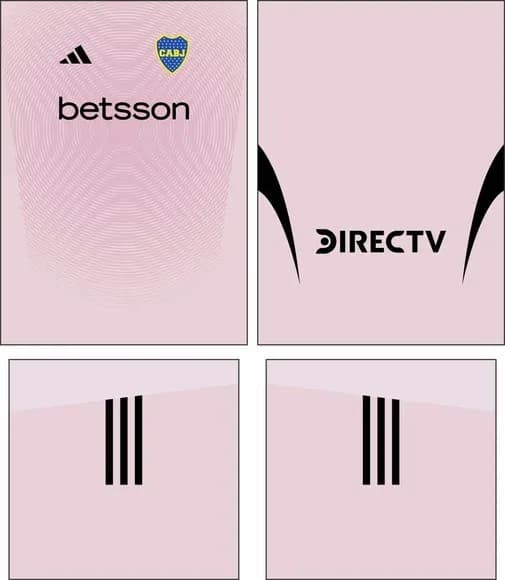 Arte Vetor Camisa Boca Juniors Goleiro 2026