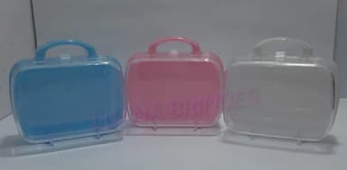 Mini Malinha em acrílico colorido - kit com 6 unidades