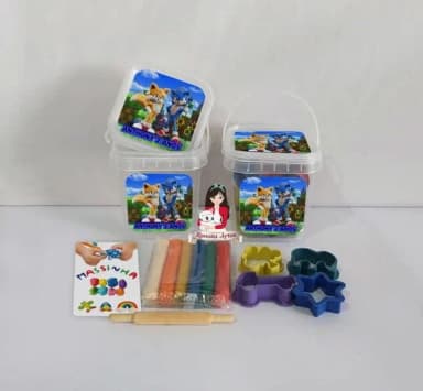 Kit Massinha no Baldinho Personalizado Sonic