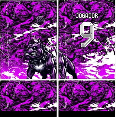 Arte Vetor Camisa Interclasse Pitbull 344