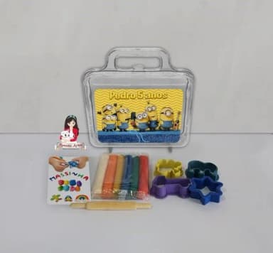 Kit Massinha na Maleta Minions