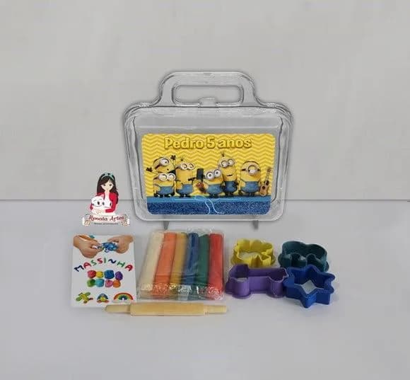 Kit Massinha na Maleta Minions