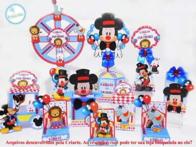 Arquivo de Corte Circo do Mickey 50
