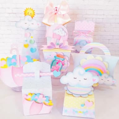 Kit 30 Lembrancinhas Chuva de Amor