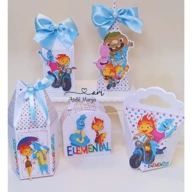 Kit 60 Lembrancinhas Elementos