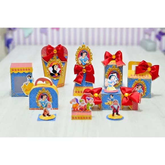 Kit 30 Lembrancinhas Branca de Neve