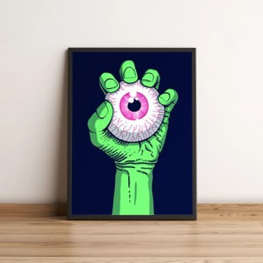 Quadro Olho na Mão 73