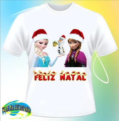 Camiseta Frozen Natal