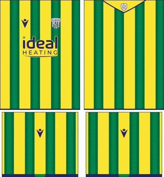 Arte Vetor Camisa Wb Albion Visita 2025-2026