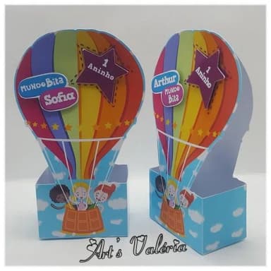Caixa Balão para Doces Mundo Bita