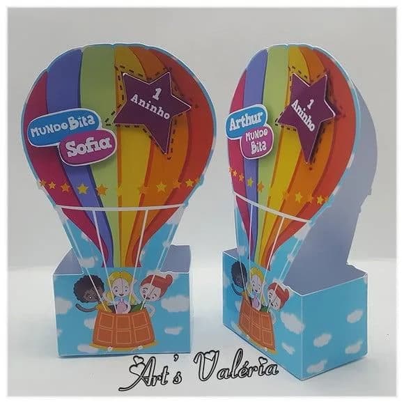 Caixa Balão para Doces Mundo Bita