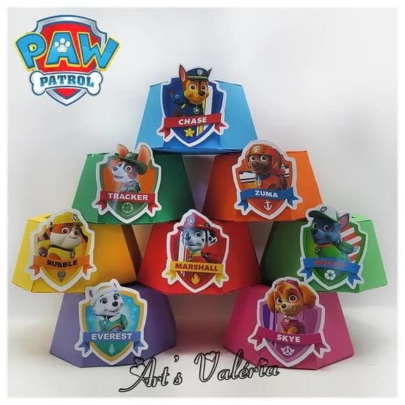 Comedouro de Papel da Patrulha Canina