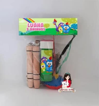 Kit Lembrancinha com Bolha Galinha Pintadinha Cute