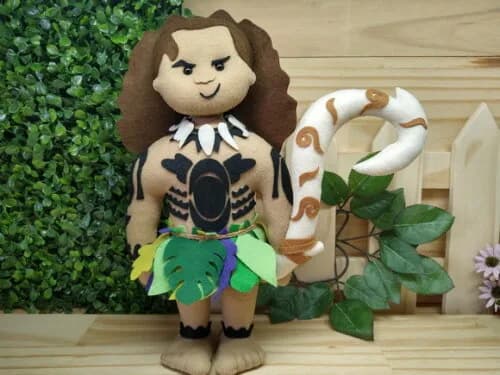Maui em Feltro -Moana