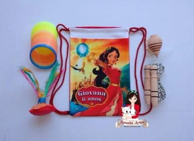 Mochila Boa Infância Personalizada Tema Elena de Avalor 2