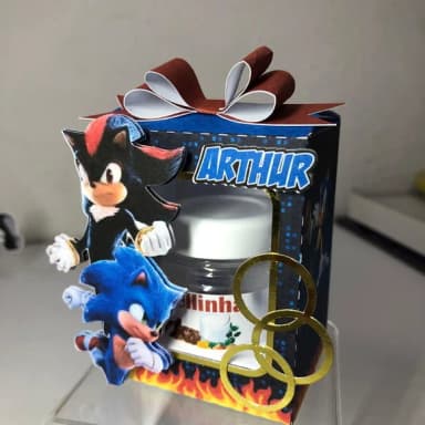 Caixa com Pote para Nutella Sonic