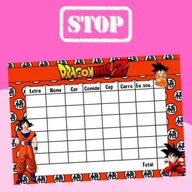 Jogo do Stop ( Conhecido Como Adedanha)