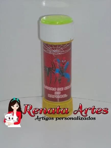 Bolinha de Sabão Homem Aranha