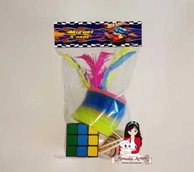 Kit Brinquedos Retrô Personalizado Tema Hot Wheels