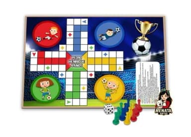 Jogo de Ludo Personalizado Futebol