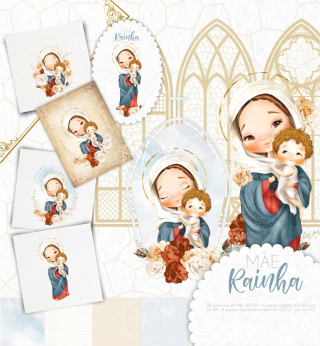 KIT DIGITAL MÃE RAINHA 01