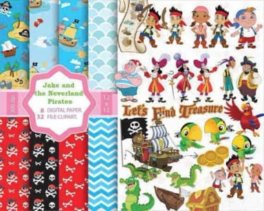 Kit Digital Jake e os Piratas *01