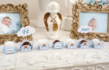 Forminha para doces Batizado