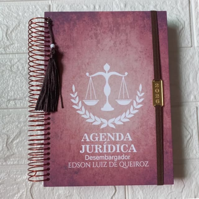 Agenda Jurídica Personalizada 2027 para Advogados