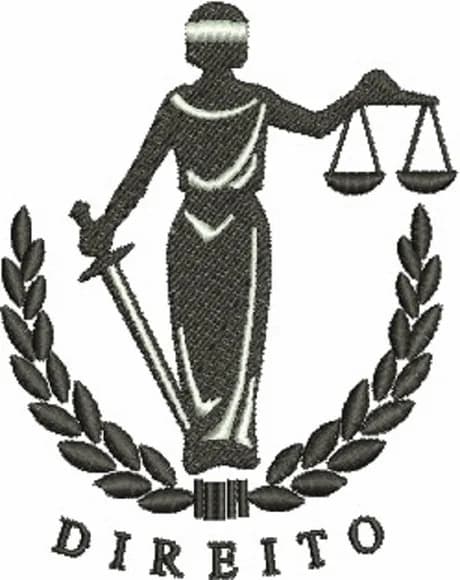 Matriz de Bordado Símbolo de Direito