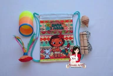 Mochila Boa Infância Tema Moana Baby