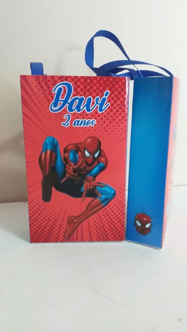 Sacolinhas Personalizadas Homem Aranha para Lembrancinhas