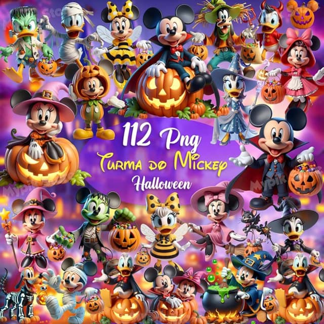 KIT DIGITAL MICKEY HALLOWEEN 10