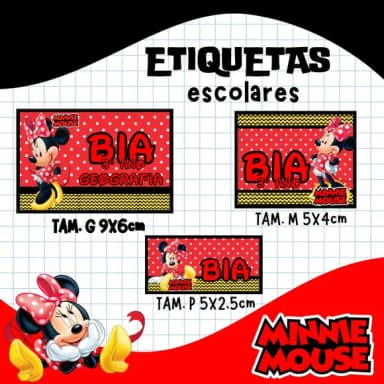 60 Etiquetas Escolares