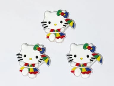 Aplique Hello Kitty Carnaval Emborrachado Pacote C/6 Unidade