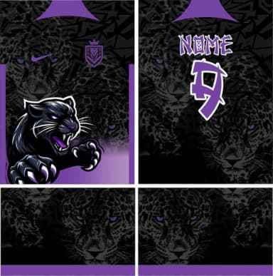 Arte Vetor Camisa Interclasse Pantera 289