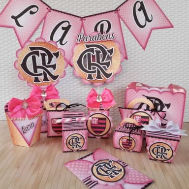 Kit 30 Lembrancinhas Flamengo
