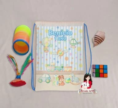 Mochila Brinquedos Retrô Tema Brinquedos Vintage