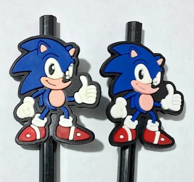 Lápis C/ponteira Sonic 4,8cm Emborrachado Pct com 6 Unidades
