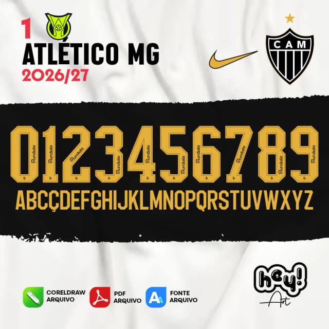 Fonte Vetor Atlético MG 2026/27