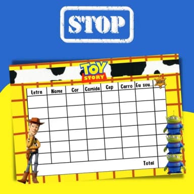 Jogo do Stop ( Conhecido Como Adedanha)