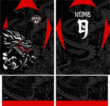 Arte Vetor Camisa Interclasse Velociraptor Mod-168