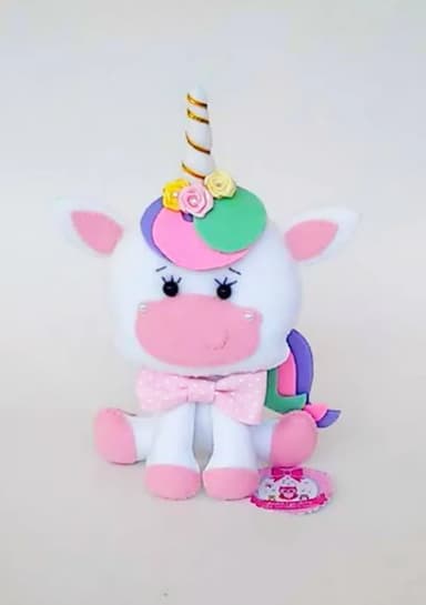 Combo Unicórnio Baby Lembrança ou Centro de Mesa 10 Pç