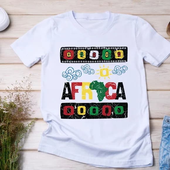Camiseta África - Estampa Étnica e Cultural