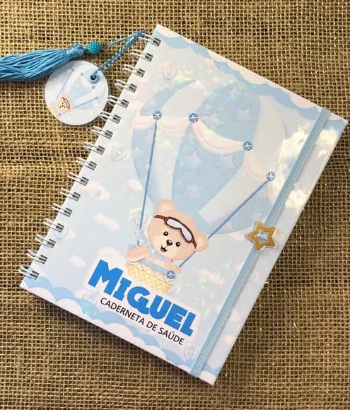 Caderneta de Saúde / Vacinação Personalizada - Ursinho