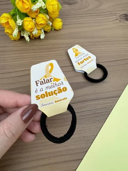 Tag para Xuxinha Setembro Amarelo - Não Acompanha Xuxinha
